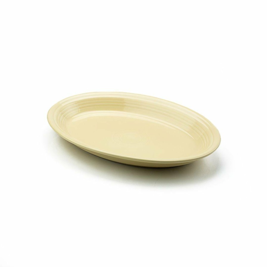 Glassware & Tabletop * | Fiesta 13.6 Large Oval Serving Platter | Ivory