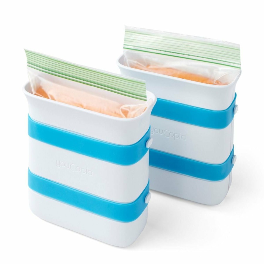 Cooks' Tools * | Youcopia Freezeup One Quart Food Block Maker | Pack Of 2