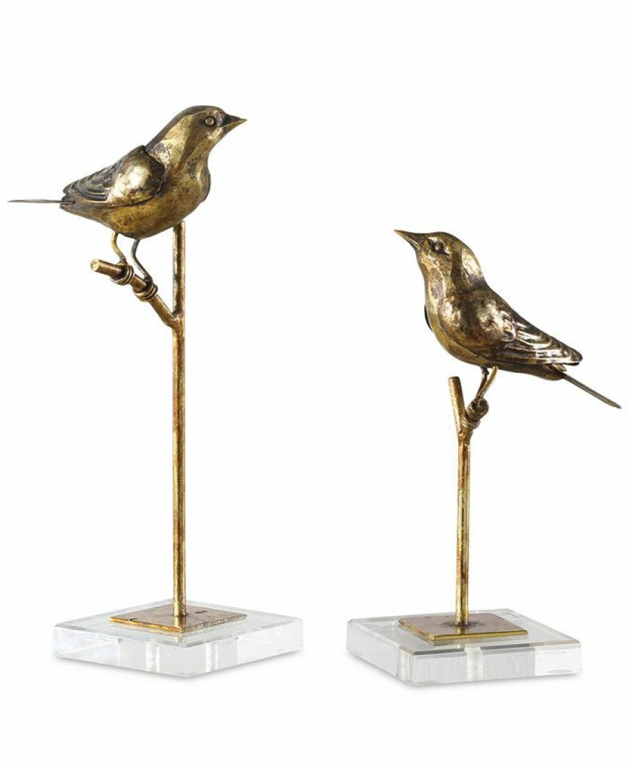 Misc_Gifts * | Uttermost Passerines Set Of 2 Bird Sculptures