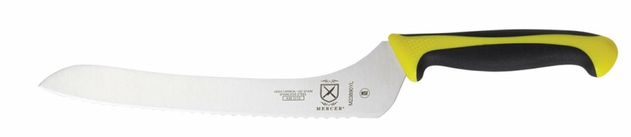 Knives * | Mercer Cutlery Mercer Millennia 9 Offset Bread Knife (Yellow)