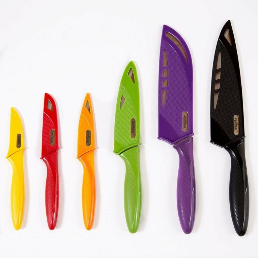 Knives * | Zyliss Stainless Steel Knife Set | 6-Piece