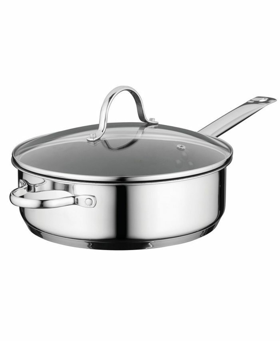 Kitchen * | Berghoff Comfort Nonstick 10 Covered Deep Skillet Stainless Steel