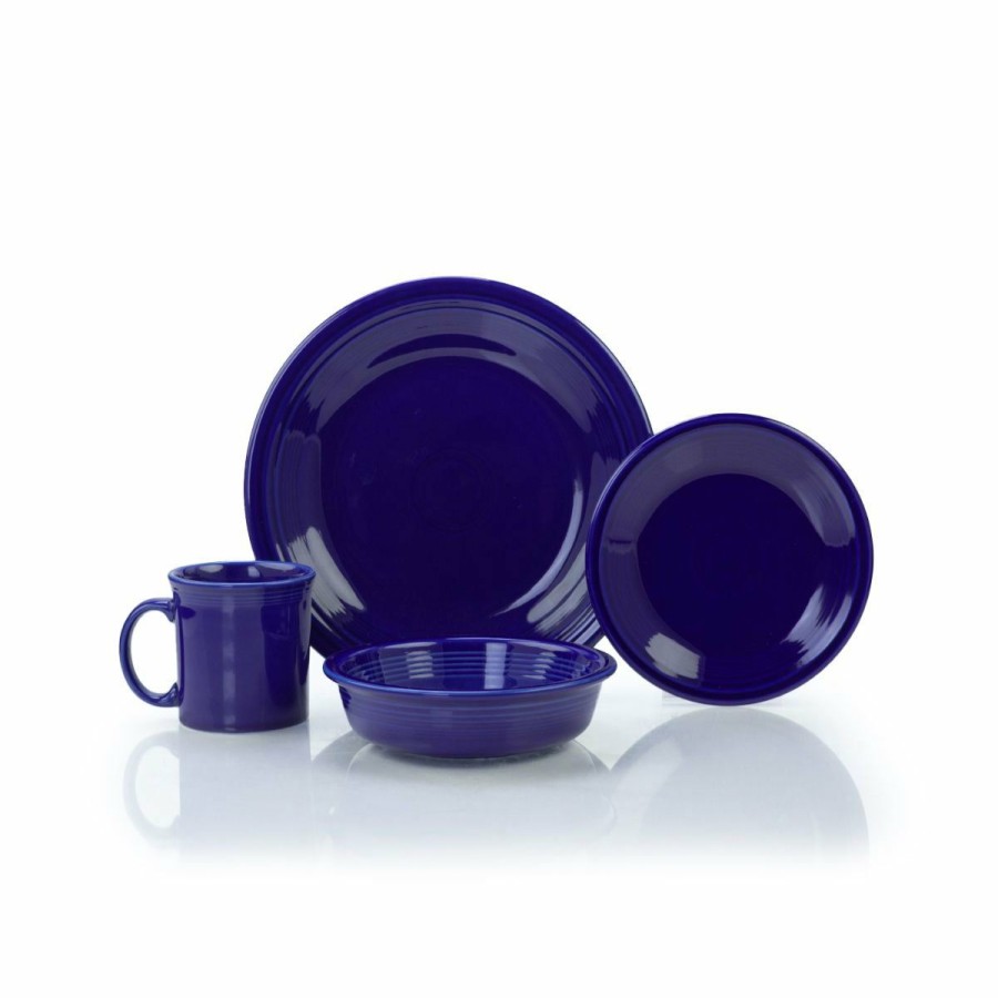 Glassware & Tabletop * | Fiesta 16-Piece Classic Dinnerware Set With Java Mugs | Twilight