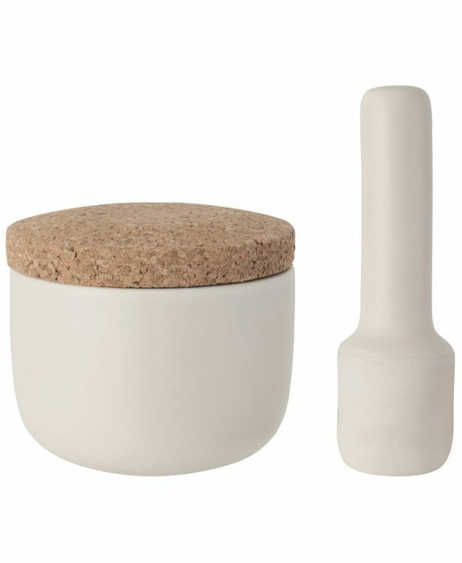 Kitchen * | Berghoff Leo Collection Small Mortar And Pestle Set White