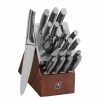 Kitchen * | J.A. Henckels International Graphite 20-Pc. Self-Sharpening Cutlery Set Brown