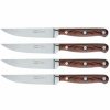 Kitchen * | Berghoff Pakka Wood 4-Pc. Steak Knife Set Black