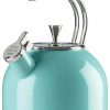 Kitchen * | Kate Spade New York All In Good Taste Tea Kettle Turquoise