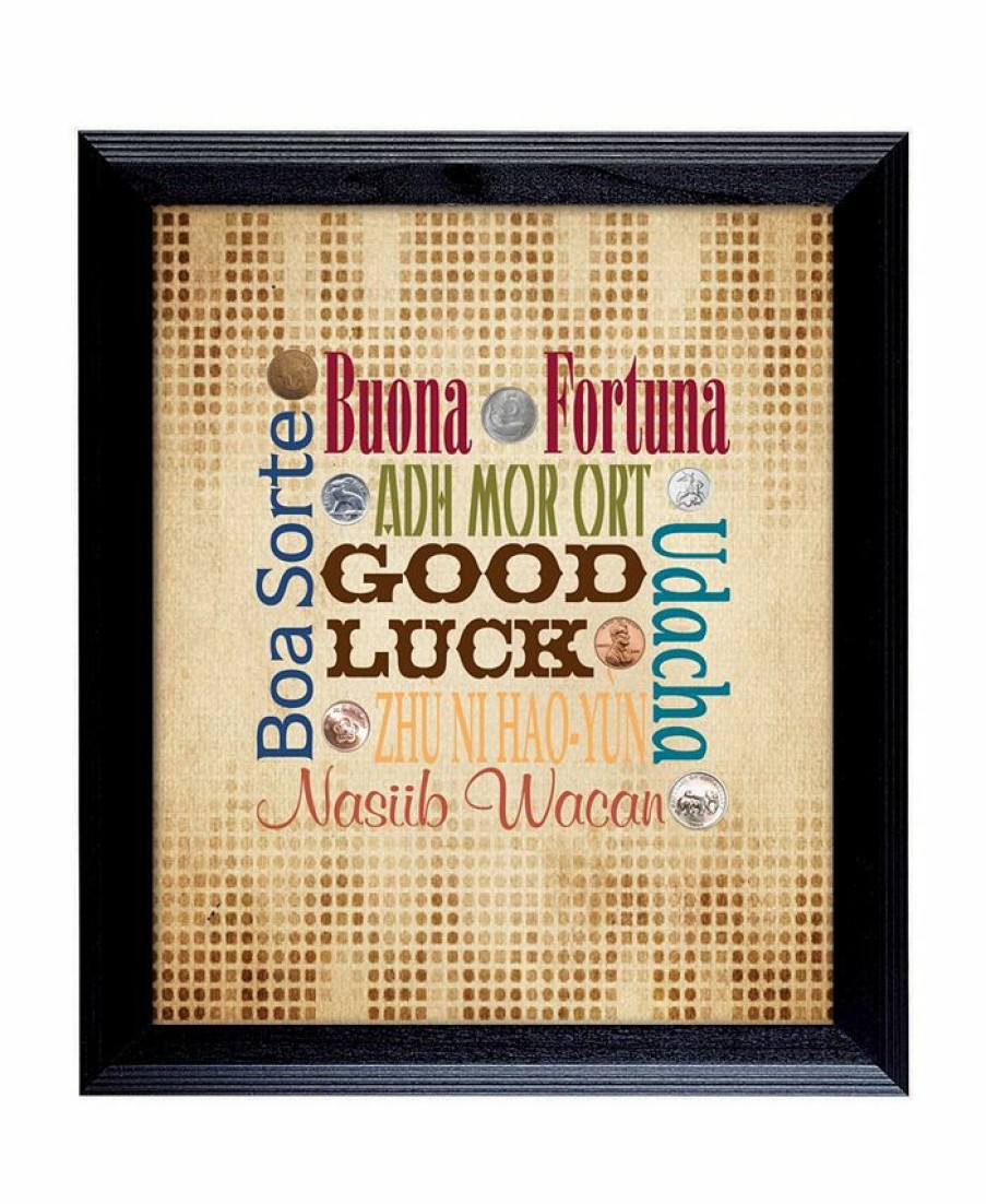 Misc_Gifts * | American Coin Treasures Good Luck Coins Subway Art Frame Multi