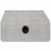 Misc_Gifts * | Uttermost Lalique Shagreen Box White