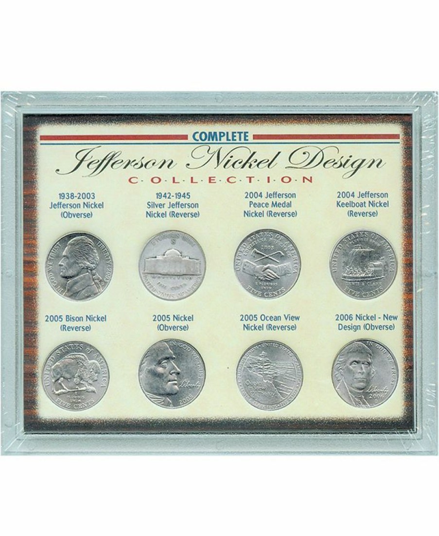 Misc_Gifts * | American Coin Treasures Plete Jefferson Nickel Design Collection Multi