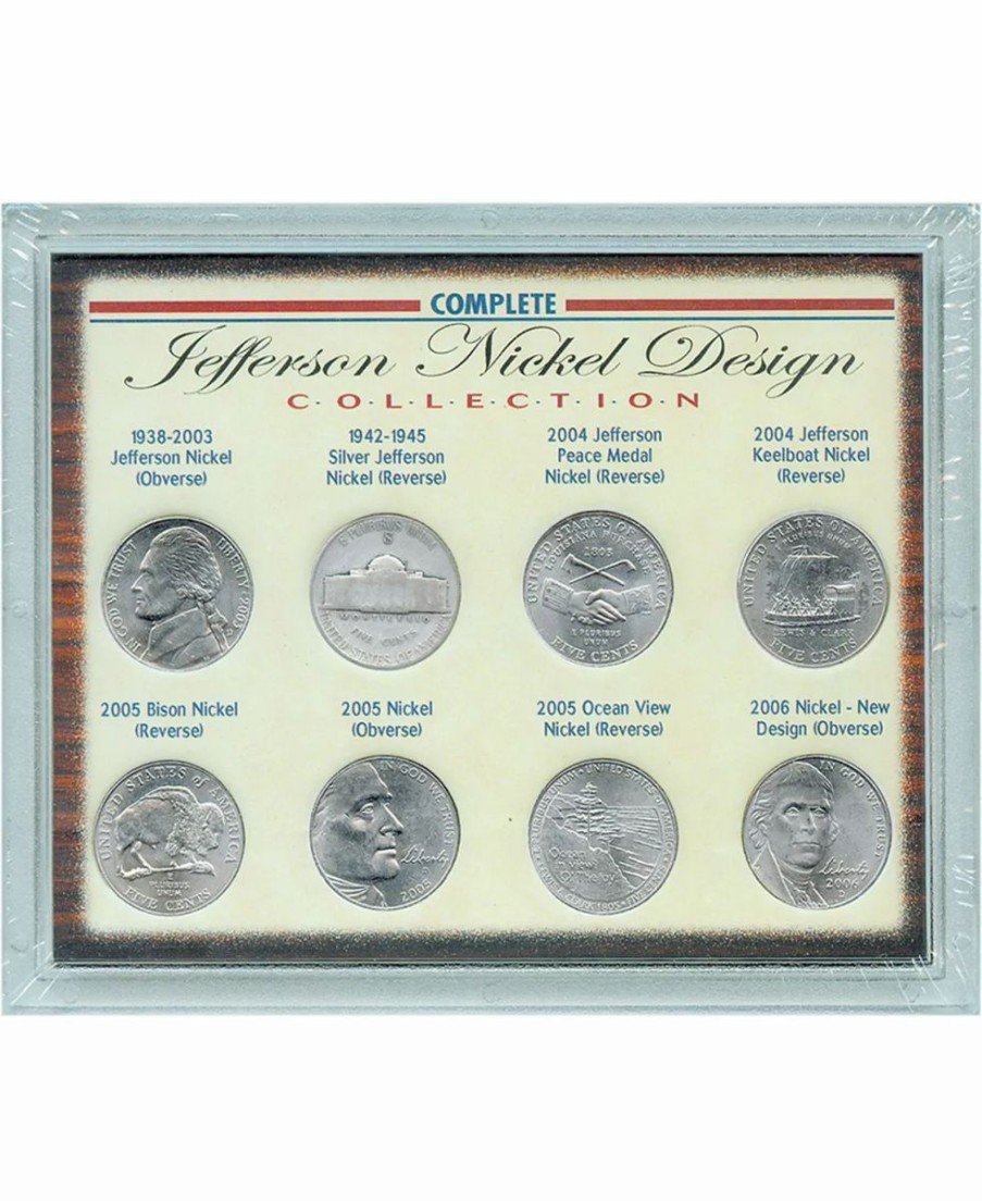 Misc_Gifts * | American Coin Treasures Plete Jefferson Nickel Design Collection Multi