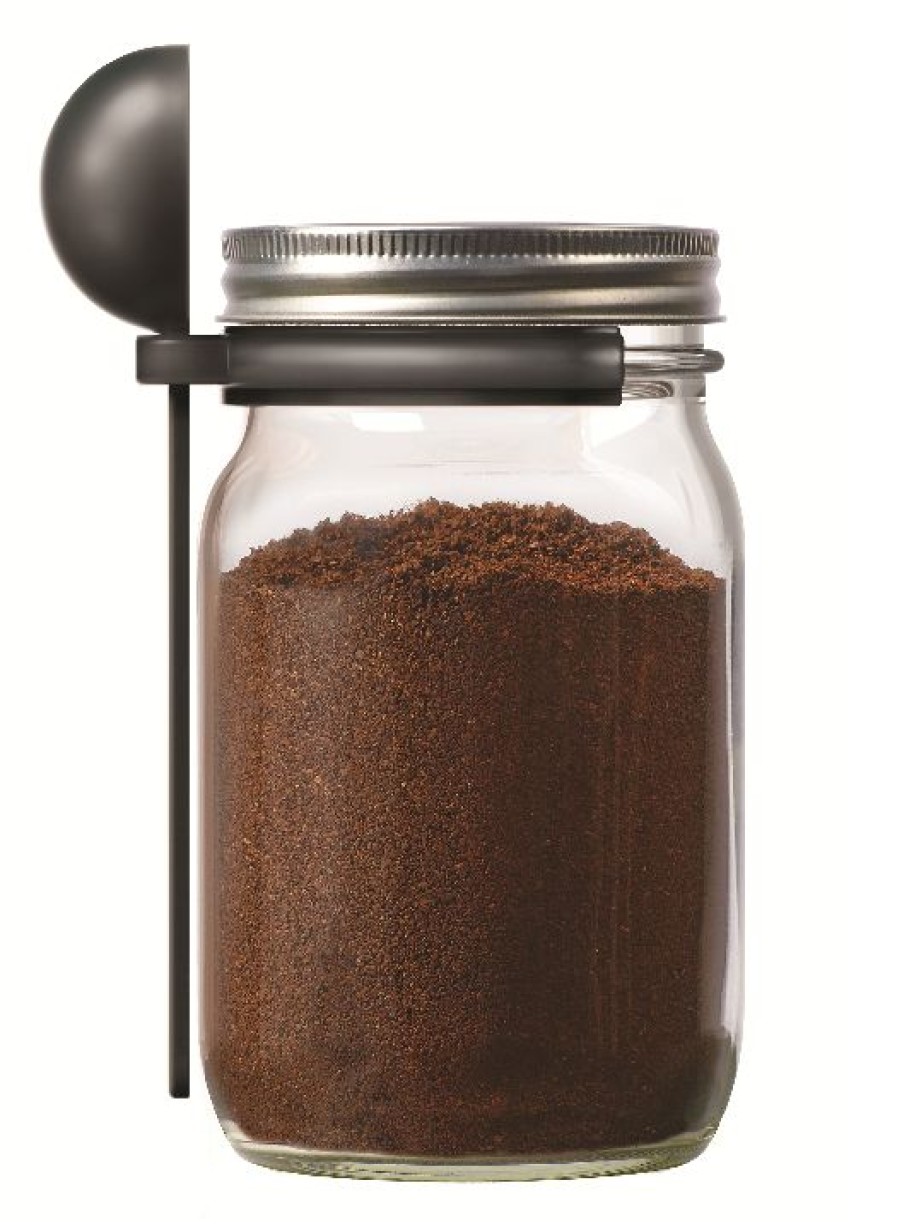 Cooks' Tools * | Fox Run Jarware Coffee Spoon Clip Black