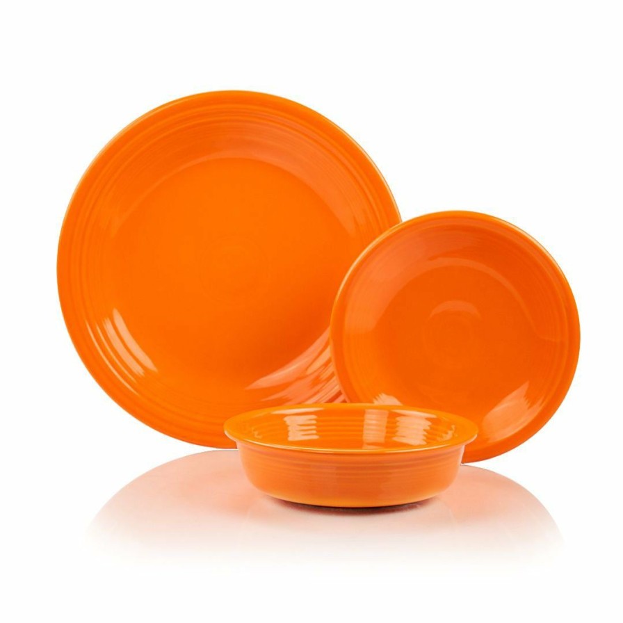 Glassware & Tabletop * | Fiesta 3-Piece Classic Set | Tangerine