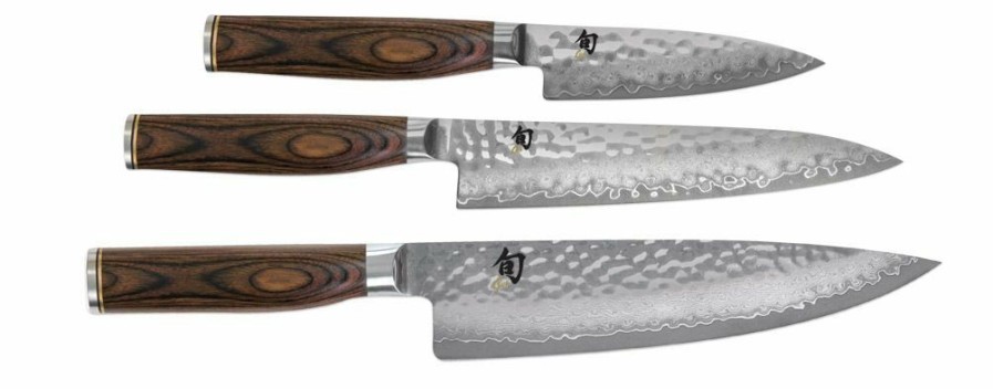 Knives * | Shun Cutlery Shun Premier Starter Knife Set 3 Piece