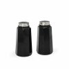 Glassware & Tabletop * | Mosser Glass Panel Salt And Pepper Shakers | Black Raspberry