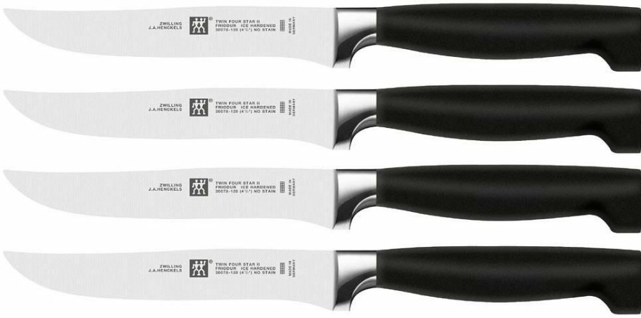 Knives * | Zwilling J.A. Henckels Twin Four Star Ii 4 Steak Knife Set