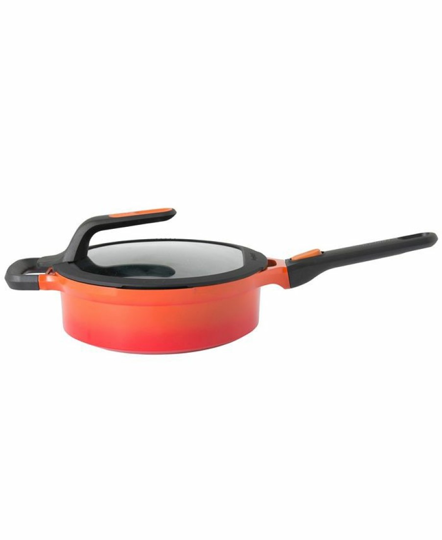 Kitchen * | Berghoff Gem Cast Aluminum 3.5 Qt. Non-Stick Saute Pan Orange