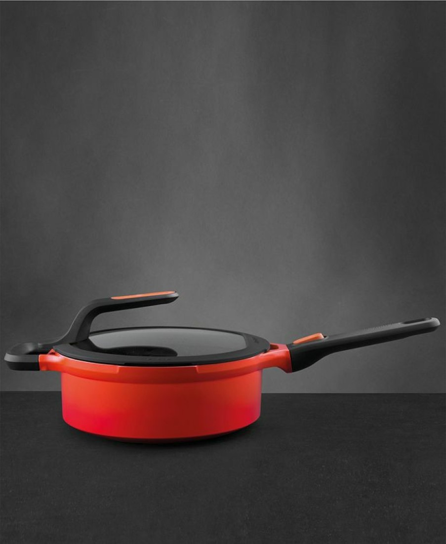 Kitchen * | Berghoff Gem Cast Aluminum 3.5 Qt. Non-Stick Saute Pan Orange