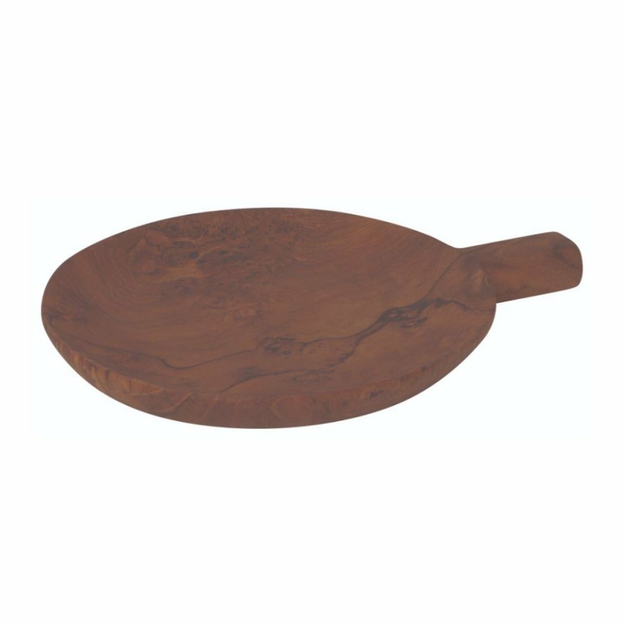 Glassware & Tabletop * | Danica Brands Danica Heirloom Reclaimed Teak Wood Paddle Tray | Medium