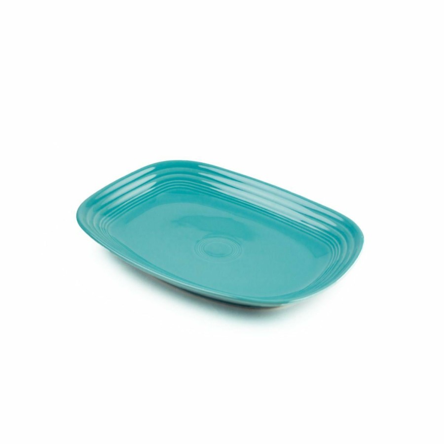 Glassware & Tabletop * | Fiesta 11.75 Rectangular Platter | Turquoise