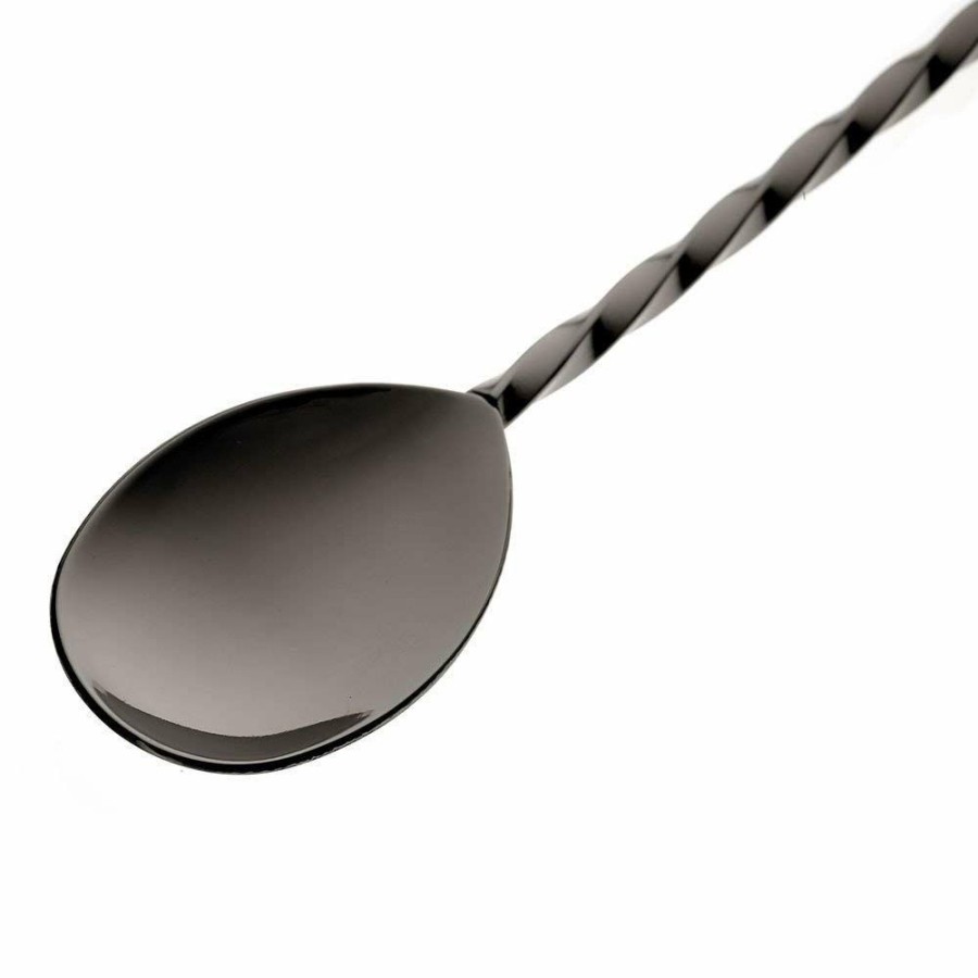 Glassware & Tabletop * | Mercer Barfly 11.8 Bar Spoon With Muddler | Gun Metal Black