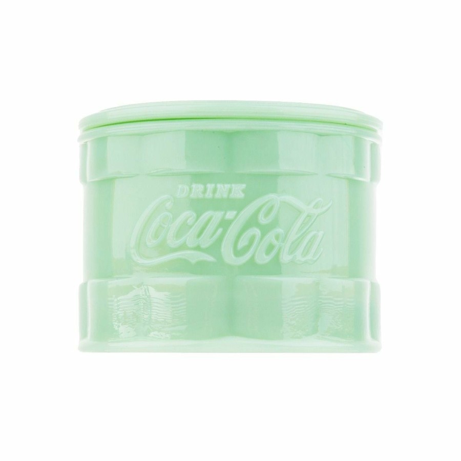 Cooks' Tools * | Tablecraft 14Oz Coca-Cola Jadeite Salt Cellar With Lid