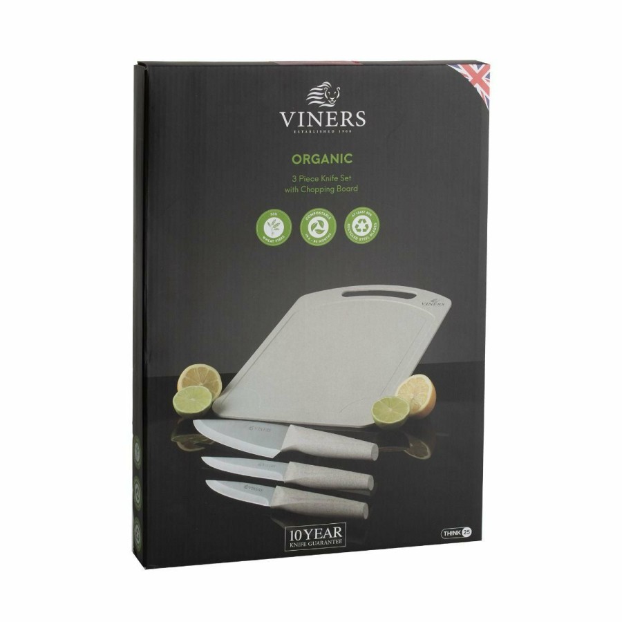 Knives * | Viners Organic Knife Set | 3 Piece