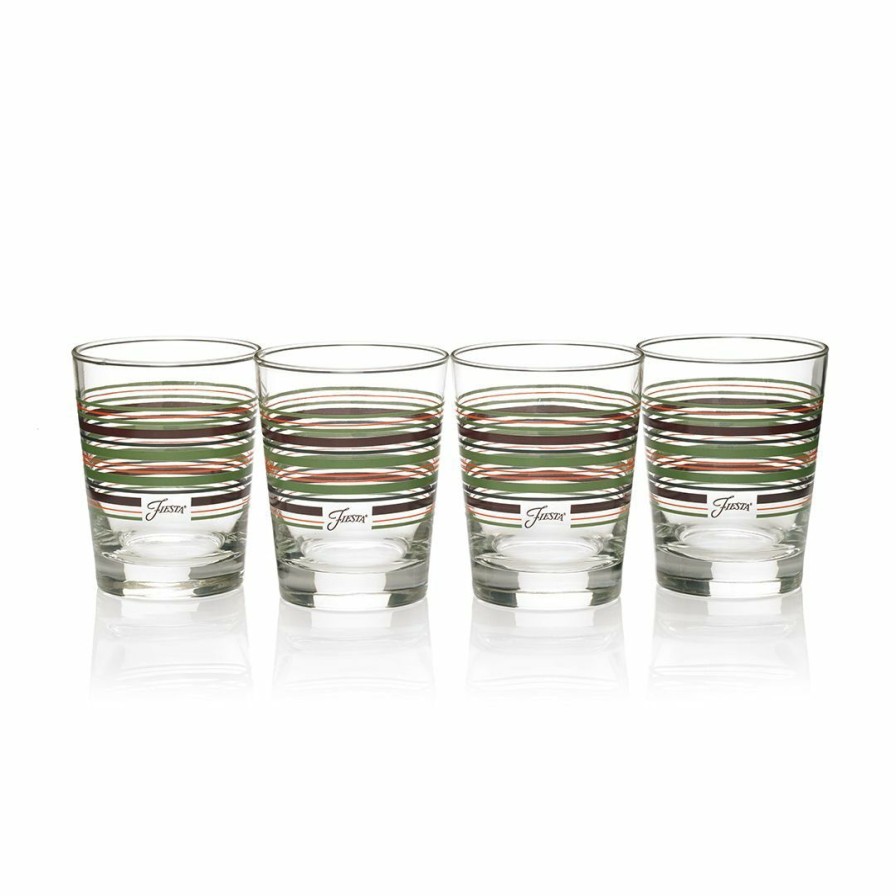 Glassware & Tabletop * | Fiesta Double Old Fashioned Drinkware Set Of 8 | Slate