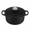 Kitchen * | Le Creuset 3.5-Qt. Signature Round Dutch Oven Licorice