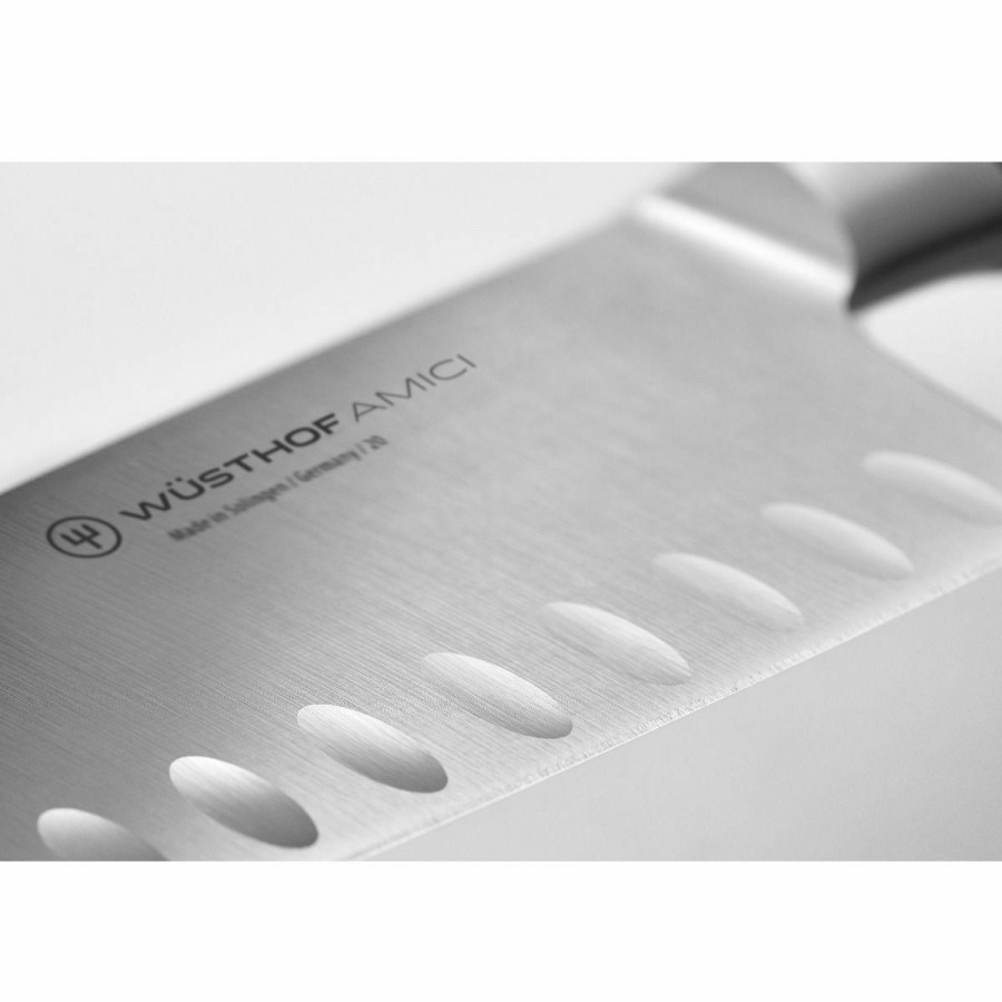 Knives * | Wusthof Cutlery Wusthof Amici 7 Hollow Edge Santoku