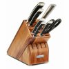 Knives * | Wusthof Cutlery Wusthof Classic Ikon 8-Piece Knife Block Set | Acacia