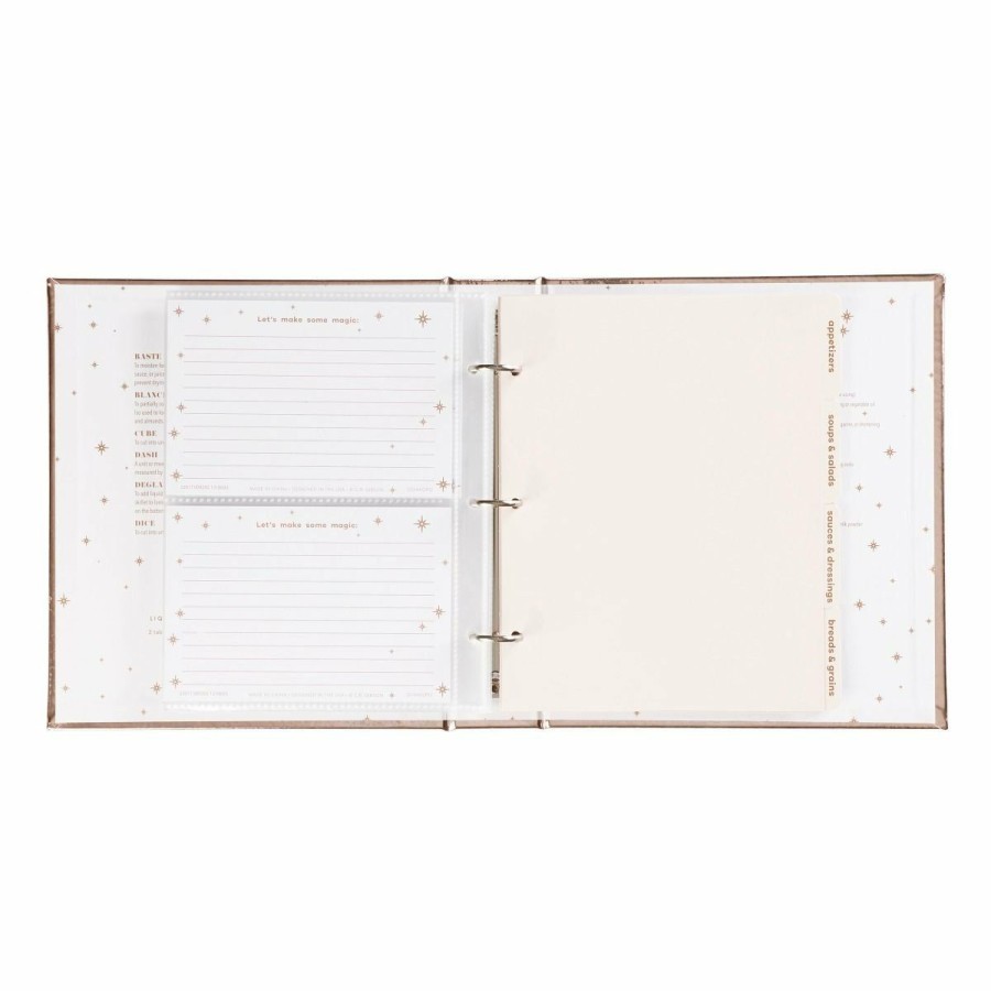 Cooks' Tools * | C.R Gibson (One Coast) C.R. Gibson Pocket Page Recipe Book | Rose Gold