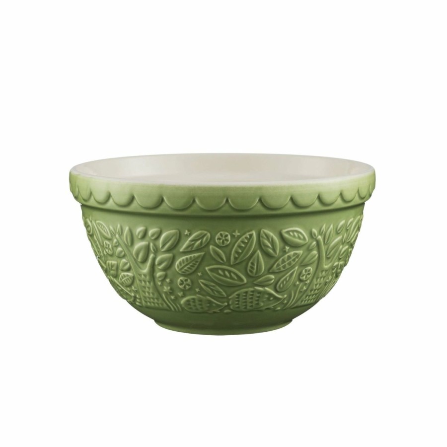 Glassware & Tabletop * | Mason Cash In The Forest S30 (1.25 Qt) Embossed Mixing Bowl | Hedgehog (Green)