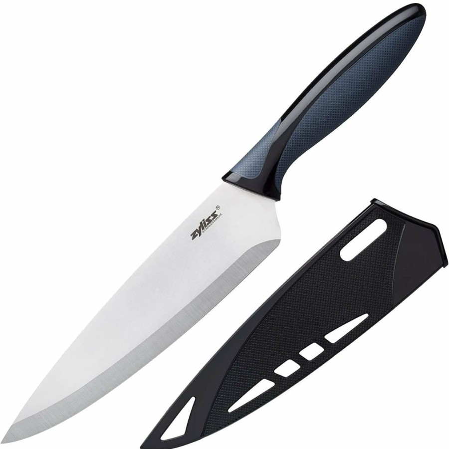 Knives * | Zyliss 7.25 Chef'S Knife With Cover | Black