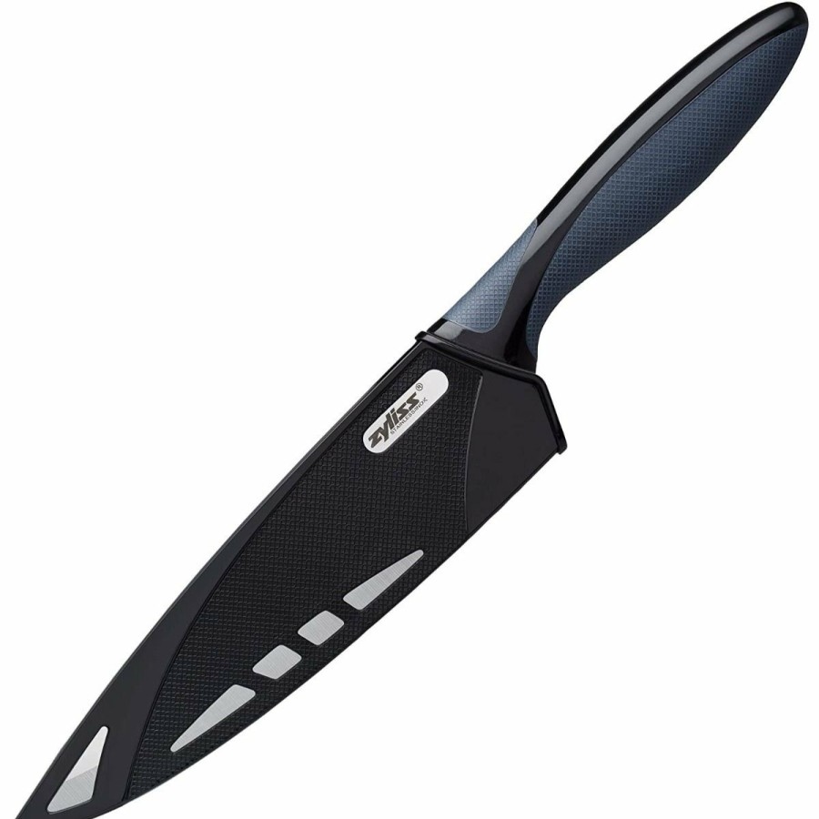 Knives * | Zyliss 7.25 Chef'S Knife With Cover | Black