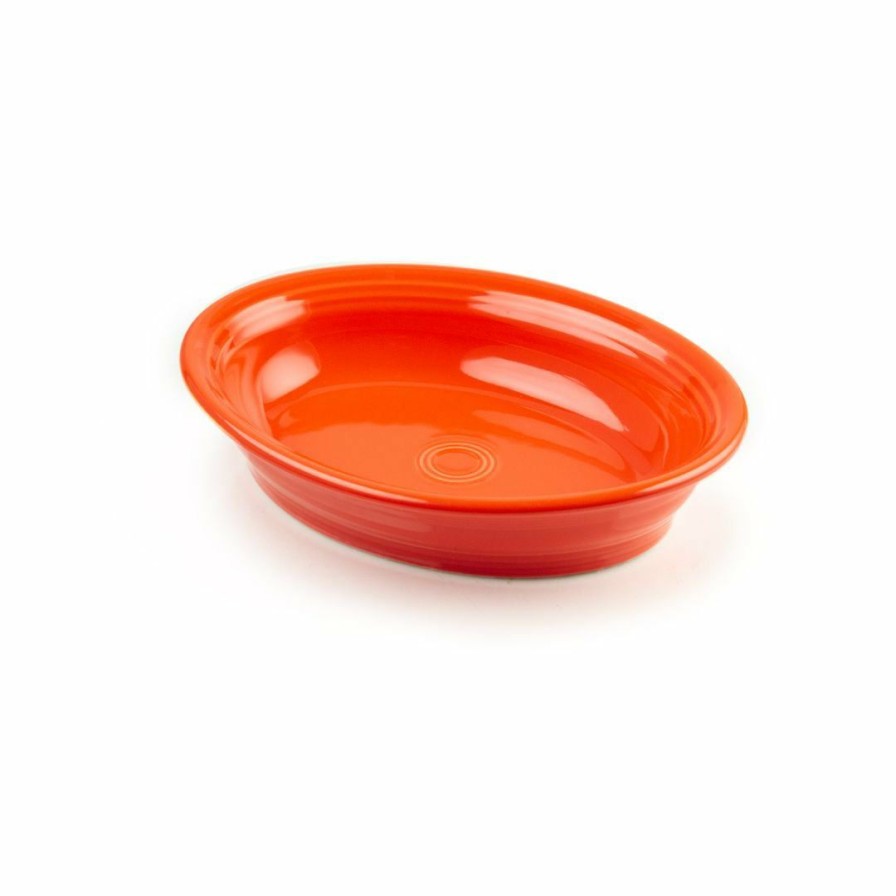 Glassware & Tabletop * | Fiesta 40Oz Oval Vegetable Bowl | Poppy