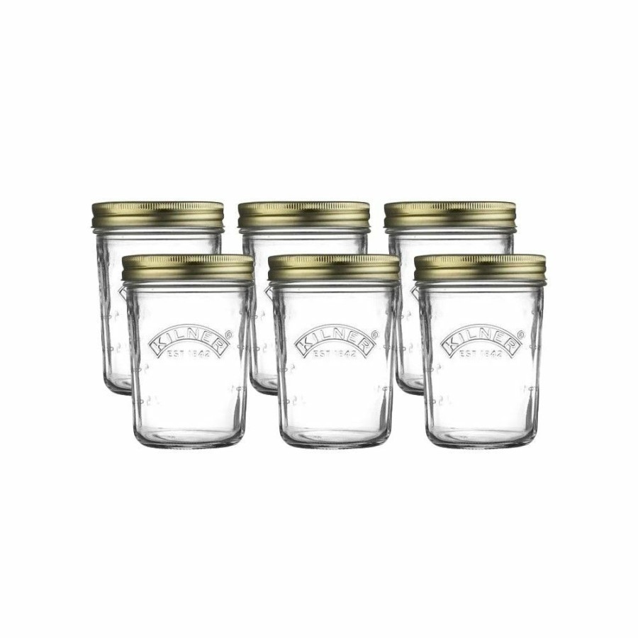 Cooks' Tools * | Kilner Wide Mouth Preserve Jars (Set Of 6) | 12Oz