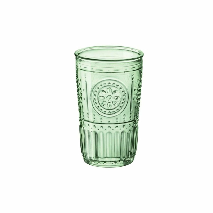 Glassware & Tabletop * | Bormioli Rocco (Gift Box Of 4) 16Oz Romantic Cooler | Pastel Green