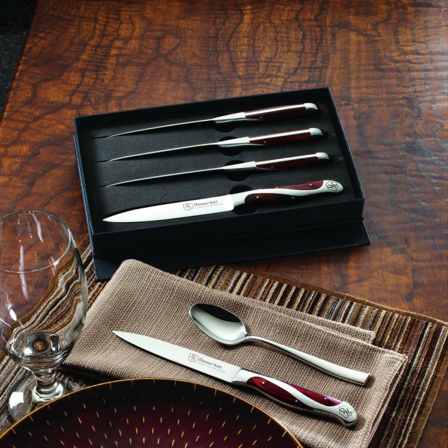 Knives * | Hammer Stahl Cutlery Classic Collection 4-Piece Steak Knife Set