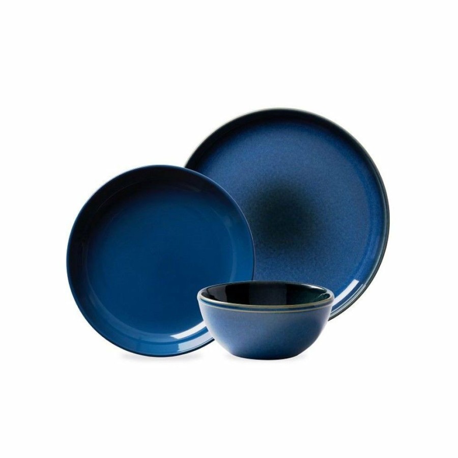 Glassware & Tabletop * | Corelle Stoneware 3-Piece Bistro Set | Navy