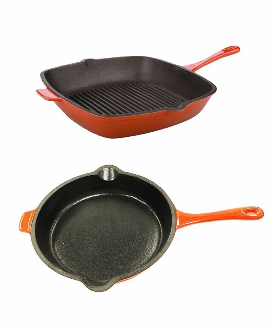 Kitchen * | Berghoff Neo Collection Cast Iron 2-Pc. Cookware Set Orange