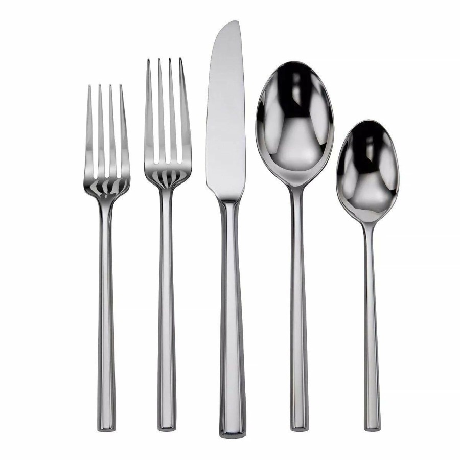 Glassware & Tabletop * | Oneida 18/10 Stainless Steel 20-Piece Flatware Set | Diameter