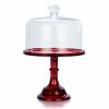 Glassware & Tabletop * | Mosser Glass 10 Cake Plate & Dome | Red