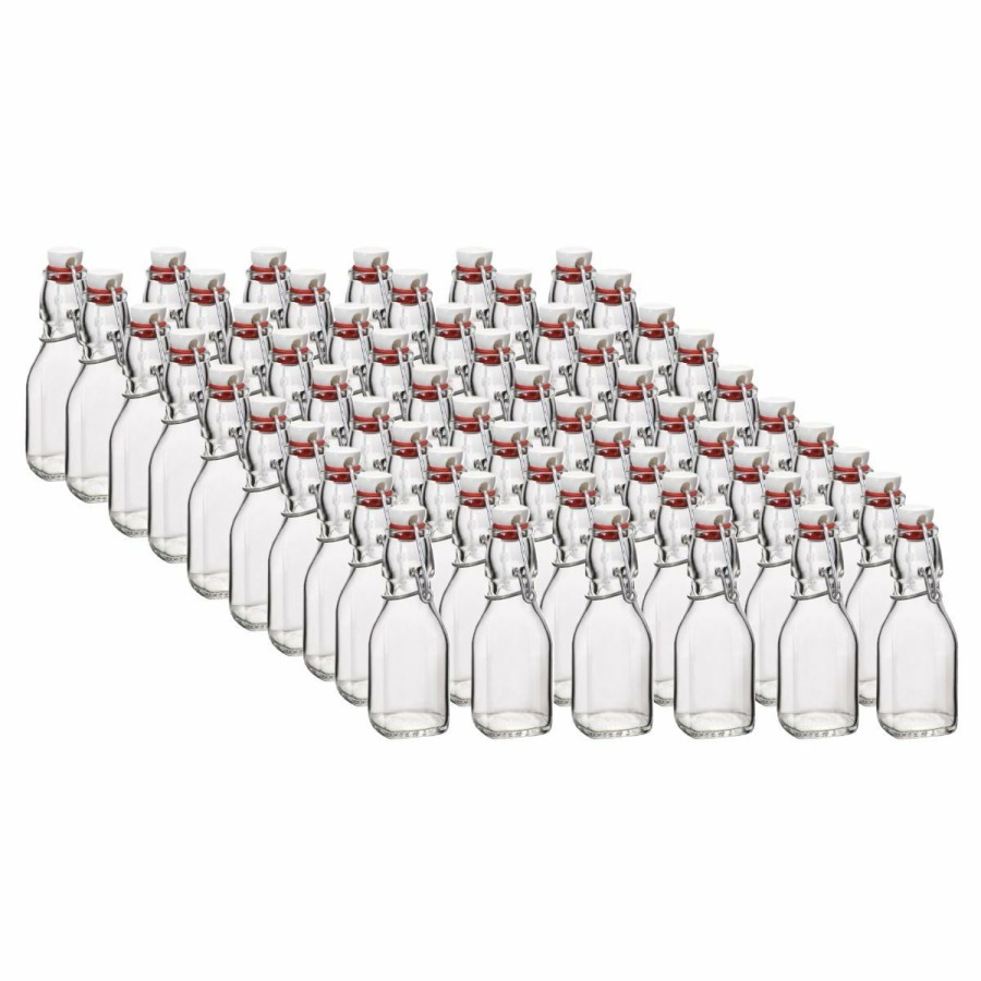 Glassware & Tabletop * | Bormioli Rocco 4.25Oz Swing Top Glass Bottles | 60-Pack