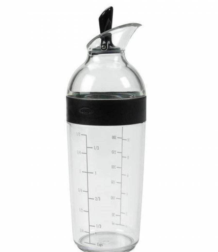 Cooks' Tools * | Oxo 8 Salad Dressing Shaker Black