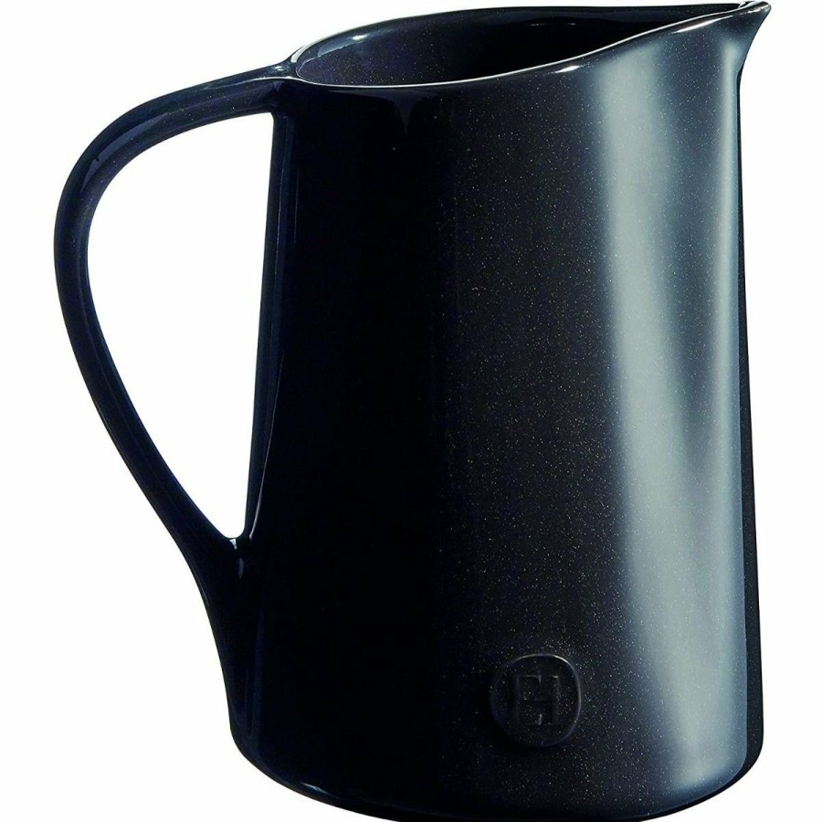 Glassware & Tabletop * | Emile Henry 1 Qt. Pitcher | Charcoal