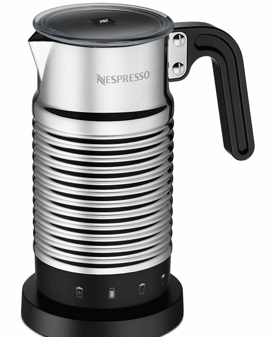 Kitchen * | Nespresso Aeroccino 4 Milk Frother Chrome