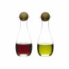 Glassware & Tabletop * | Sagaform Nature Oil/Vinegar Bottles With Oak Stopper