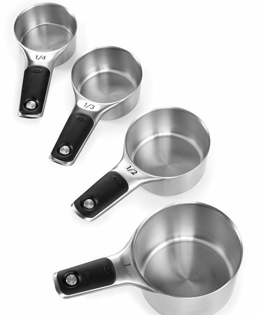 Kitchen * | Oxo Good Grips Set Of 4 Stainless Steel Magnetic Measuring Cups