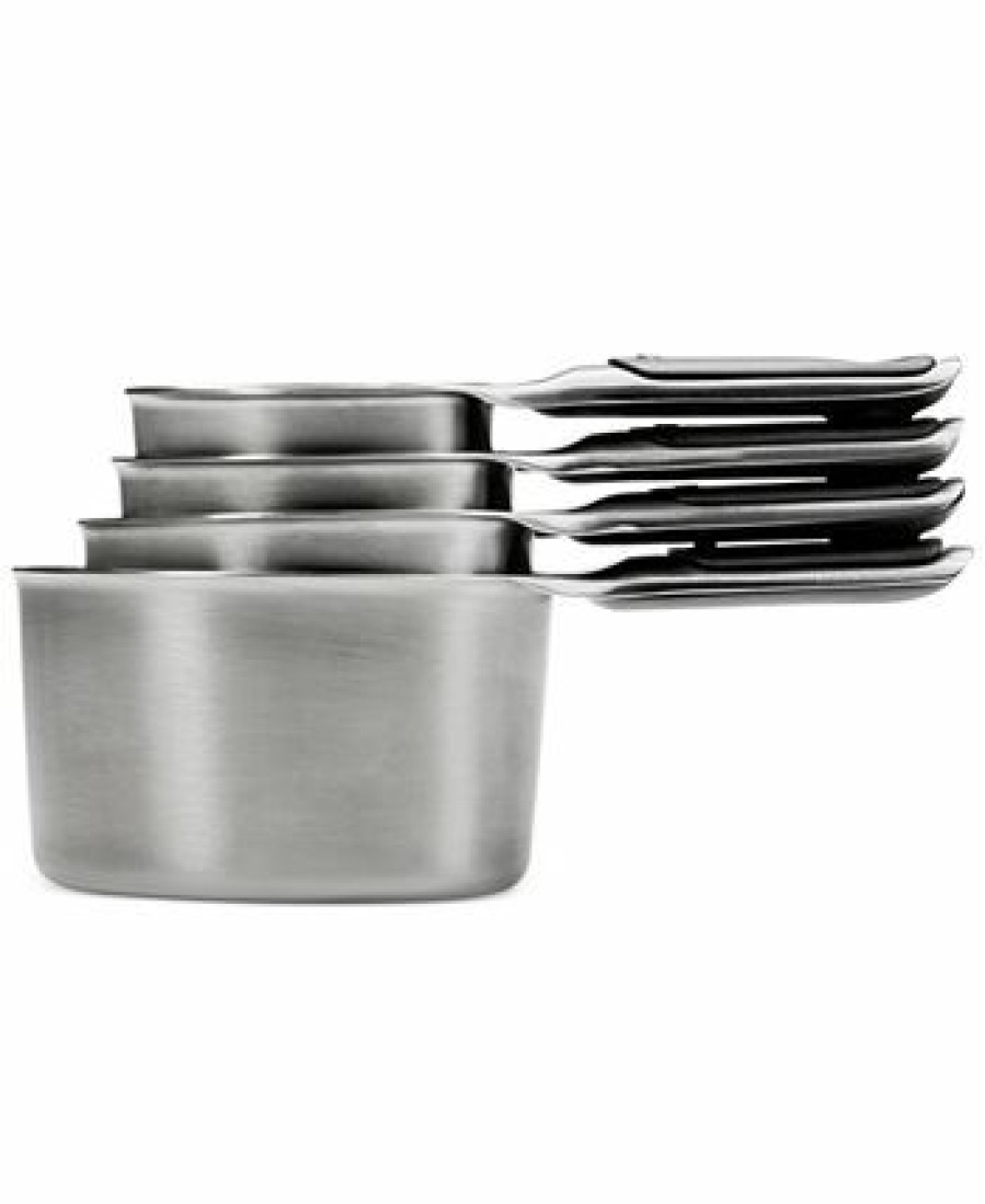 Kitchen * | Oxo Good Grips Set Of 4 Stainless Steel Magnetic Measuring Cups